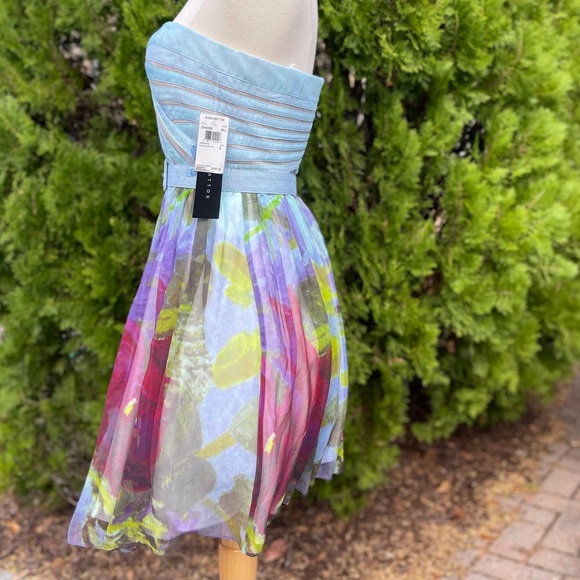 Aidan Mattox Strapless Fit & Flare Party Dress Size 0 - Picture 6 of 10